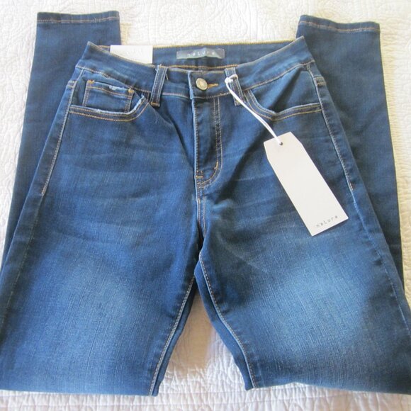 Nature Los Angeles Jeans 25 Curvy Super High Rise Blue - Picture 3 of 7